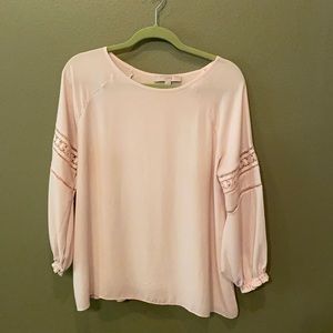 Soft pink blouse